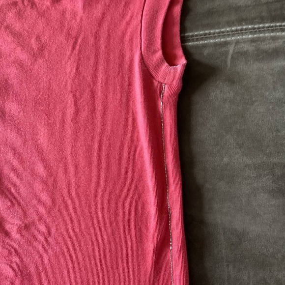 Brunello cucinelli t-shirt in red size XL fits more like M - Picture 3 of 5